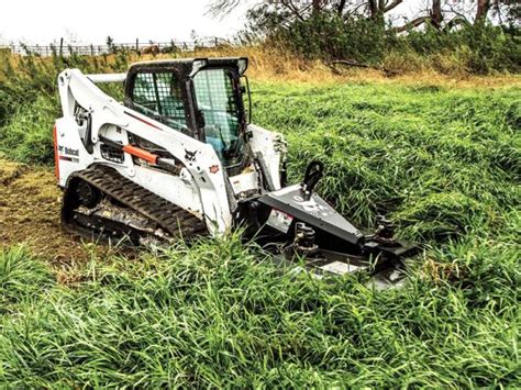 skid steer brush cutter rental mn|bobcat with brush cutter rental.